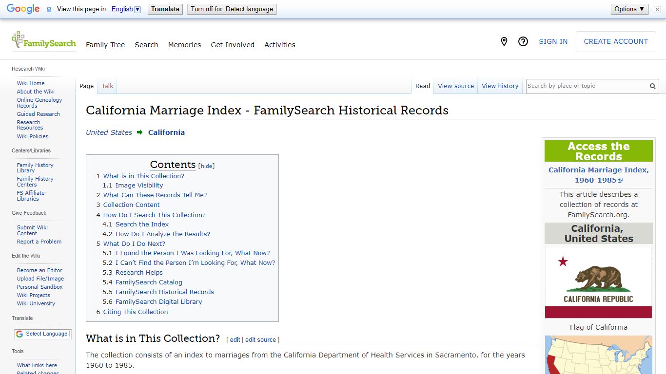 California Marriage Index - FamilySearch Historical Records